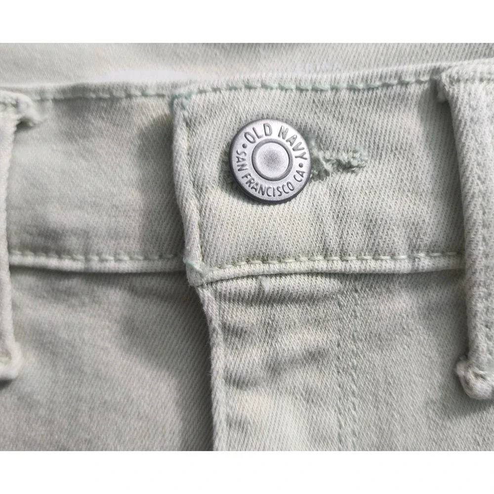 Old Navy Girls Ballerina Jeggings Sage Green Built-In Tough Skinny Jeans Size 14